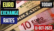 EURO Currency Exchange Rates Today 11 October 2023 Latest Forex EURUSD