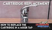 How to replace the cartridge in a mixer tap