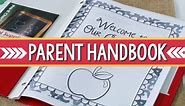 Printable Preschool Parent Handbook