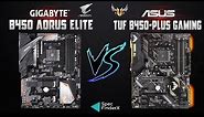 Gigabyte B450 Aorus Elite vs Asus Tuf B450-Plus Gaming
