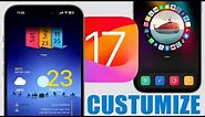 iOS 17 - CUSTOMIZE The New Lock Screen & Home Screen !