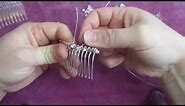 Beaded Wire Comb, Wirework, Bridal/Prom Hair Accessories