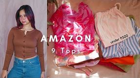 Tops Starting Just at 200 | Amazon Tops Haul - Trendy Summer Tops