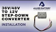 How To Install converter for Lithium Battery | Allied Battery