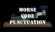 Morse Code Punctuation