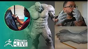 ZBrush for 3D Printing The Incredible Hulk - Mike Thompson - Part 8