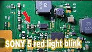 Sony LED TV red light blinking