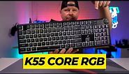 Corsair K55 Core RGB Gaming Keyboard Review