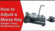 How to Set up a Morse Code Straight Key #Morsekey #Morsecodekey