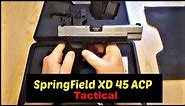 Springfield XD 45 acp 5 inch Barrel Tactical and safety features