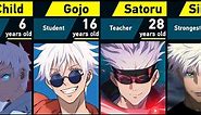 Evolution of Gojo Satoru in Jujutsu Kaisen
