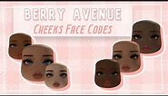 Berry Avenue Cold Blushy Cute Girl Cheeks Face Codes