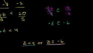 Compound inequalities: OR