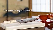 MIYABI Artisan 8-inch Chef’s Knife, Made in Japan, Sharp Hanbazuke Finish, Pakka Wood Handle