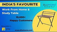 India's Favorite Work From Home Folding Table | Blumuno X-plus | Study Table | Home Office Setup