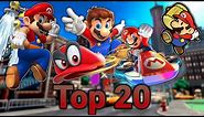 Die Top 20 der BESTEN Mario Spiele!