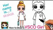 How to Draw a Tumblr VSCO Cute Girl
