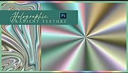 Holographic Background Gradient Texture ((Photoshop Beginners))