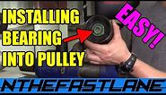 ▶️Installing A Bearing Into A Pulley "How To"🔧