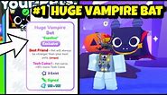 I Got The 1st EVER HUGE VAMPIRE BAT In Pet Simulator X! 🎃