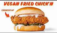 The CRUNCHIEST Vegan Fried Chicken! Made with SEITAN!