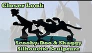 Scooby-Doo & Shaggy Silhouette Sculpture - Closer Look
