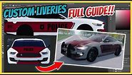 ERLC: How To Make & Upload Custom Liveries FULL GUIDE | Tutorial Walk Through | Roblox Roleplay