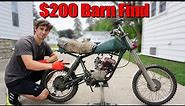 $200 Barn Find Honda CR80 Dirt Bike (Rare 1980's)