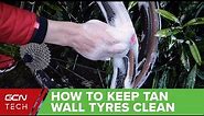How To Keep Your Tan Wall Bike Tyres Clean | GCN Tech Monday Maintenance