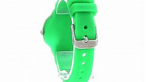 Oceanaut Women's Acqua Star Stainless Steel Quartz Watch with Silicone Strap, Green, 17 (Model: