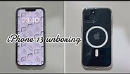 iPhone 13 unboxing 🖤 Midnight + aesthetic 🎧 128 gb #iphone #apple #black #unboxing #boyfriend