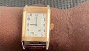 Jaeger LeCoultre Reverso Grande Date Rose Gold Watch 240.2.15 Q3002401 Wrist Roll | SwissWatchExpo