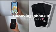 Meu novo celular 📱 | Unboxing Iphone 11 ~ 64gb ~ Preto 🖤 | Meu primeiro Iphone 🌷