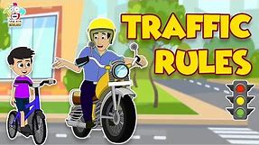 Traffic Rules - Road Safety | Traffic Lights | Moral Stories | English Animated | English Cartoon