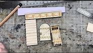 Balsa wood texture for 28mm scale buildings for wargaming and D&D.