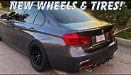 BMW F30 GETS APEX WHEELS ARC-8 WITH TOYO R888R TIRES! (CERAMIC COATED & 1STEP)