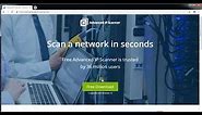 how to use Advanced IP Scanner network tool