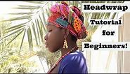 African Head Wrap Tutorial for Beginners!