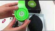 Green Beats by Dr.Dre studio headphones Unboxing