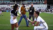 Georgia Tech Cheerleader Pops Surprise Proposal at Football Game