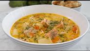 Never have I ever eaten such a delicious fish soup❗Easy and Healthy 30 MIN fish soup!