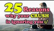25 Reasons why your crush is ignoring you