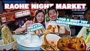 Ultimate Taiwan Night Market Tour ft @xiaohui_foodie! | TOP 8 MUST TRY at Rao He Night Market!