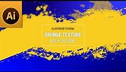 Vector Grunge Background | Illustrator Grunge Texture Effect Tutorial
