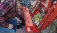How to weld chain hooks on a tractor bucket