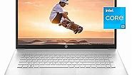 HP 17 Laptop PC, 11th Gen Intel Core i3-1125G4, 8 GB RAM, 256 GB SSD Storage, 17.3-inch HD+ Touchscreen, Windows 10 Home, Long Battery Life, HD Web-cam & Dual Microphones (17-cn0010nr, 2021) Silver