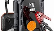 UIBI X6 Jump Starter with Air Compressor, 2500A Car Battery Jumper Starter Portable (8.5L Gas/8.0L Diesel) with 150PSI Digital Tire Inflator, 12V Battery Jump Box, Booster Charger with Type-C PD45W