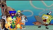 Everyone trying to get a pizza from Spongebob | EPIC Mo4aLka Bob Compilation