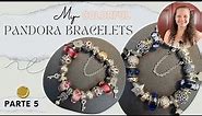 Pandora Bracelet, My Pandora Bracelets - PART 5 (Colorful: Pink Hearts + Blue Stars)