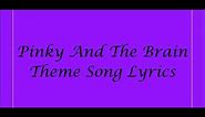 Pinky And The Brain Theme Song Lyrics